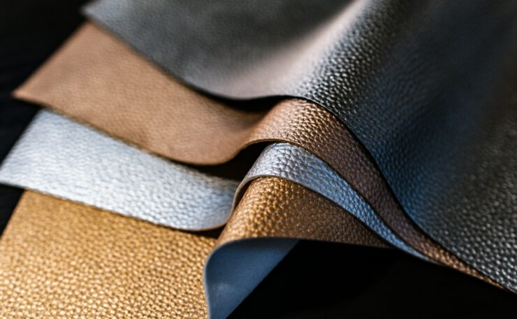 selective-focus of photography of assorted color of leather